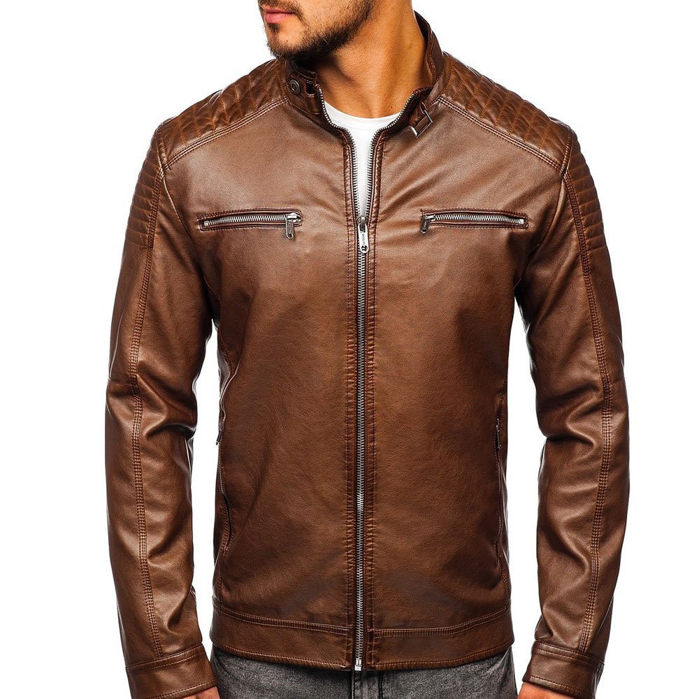 1-4.jpg Leather Jacket – Timeless Style, Premium Craftsmanship & Bold Attitude - Image 1